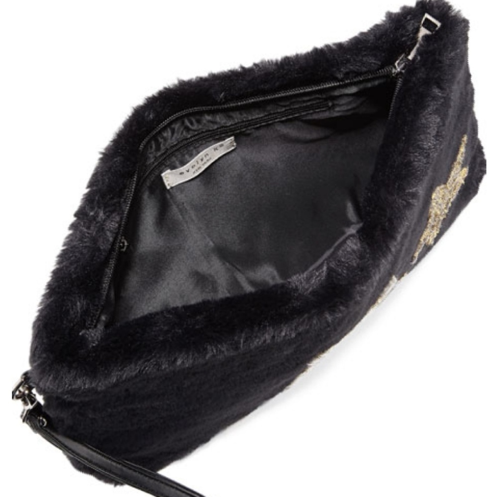 Neiman Marcus Furry Clutch - Picture 5 of 6